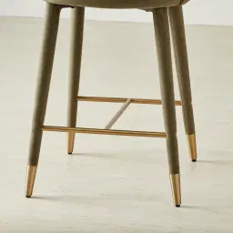Adrianna Olive Green Velvet 67cm Counter Stool