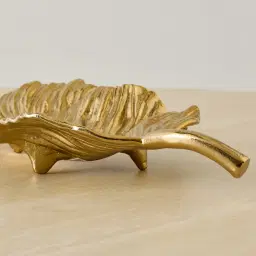 Leaf Brass Platter II