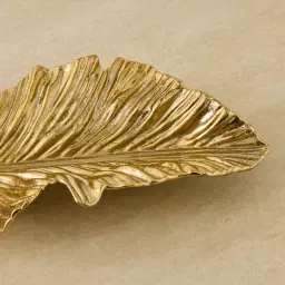 Leaf Brass Platter II
