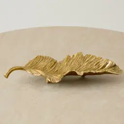 Leaf Brass Platter II