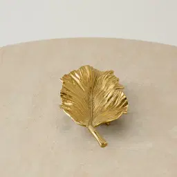 Leaf Brass Platter II