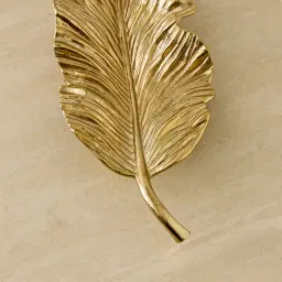Leaf Brass Platter II