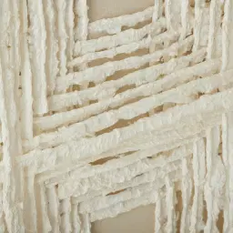 Verla Paper Pulp Shadow Box with Oak Color Frame