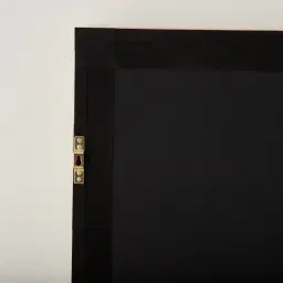 Verla Paper Pulp Shadow Box with Oak Color Frame