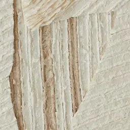 Trixie Paper Pulp Shadow Box with Light Brown Frame