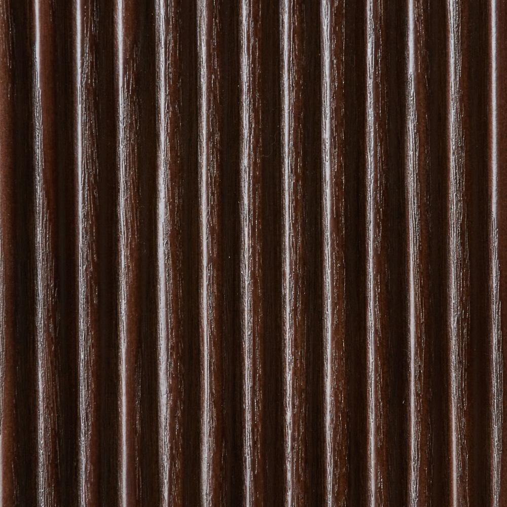 San Pierre Ebony Brown Ash Veneer Two-Leg Rectangular Dining Table with Travertine Finish Sintered Stone Top 240x120cm DC