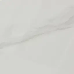 Archie Black Wooden Oval Bedside Table with White Sintered Stone Top