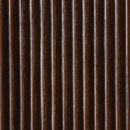 San Pierre Ebony Brown Ash Veneer Single Leg Rectangular Dining Table with Travertine Finish Sintered Stone Top - 270x120cm