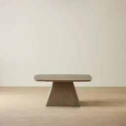 Dunstan Medium Brown Veneer High Coffee Table