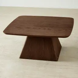 Dunstan Amber Brown Veneer High Coffee Table