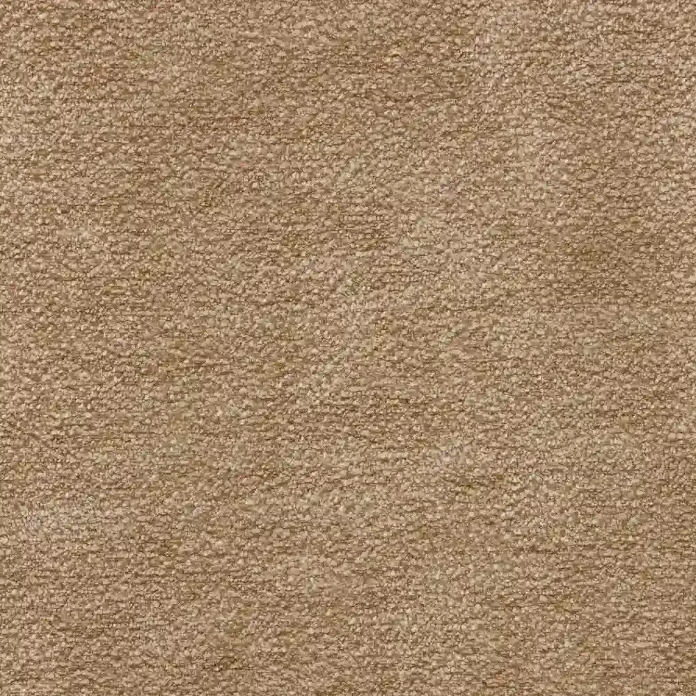 Lila Soft Beige Fabric Dining Chair - Amber Brown Wooden Legs