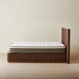 San Pierre Walnut Veneer King Bed