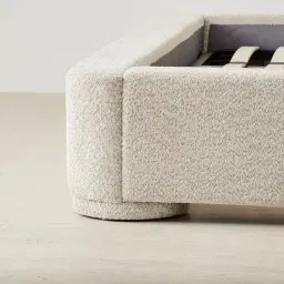 Estelle Stone Cream Queen Bed