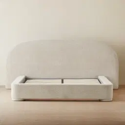 Estelle Stone Cream Queen Bed