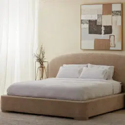 Estelle Mid Beige King Bed