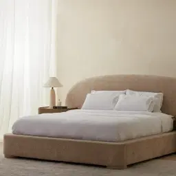 Estelle Mid Beige Queen Bed