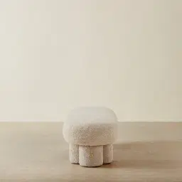 Estelle Mid Beige Ottoman