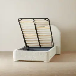 Poppy Stone Cream King Single Bed