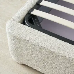 Poppy Stone Cream King Single Bed