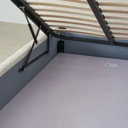 Poppy Stone Cream King Single Bed