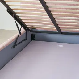 Poppy Dusty Pink Chenille Fabric King Single Bed