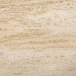 Monolith Natural Cream Travertine Dining Table