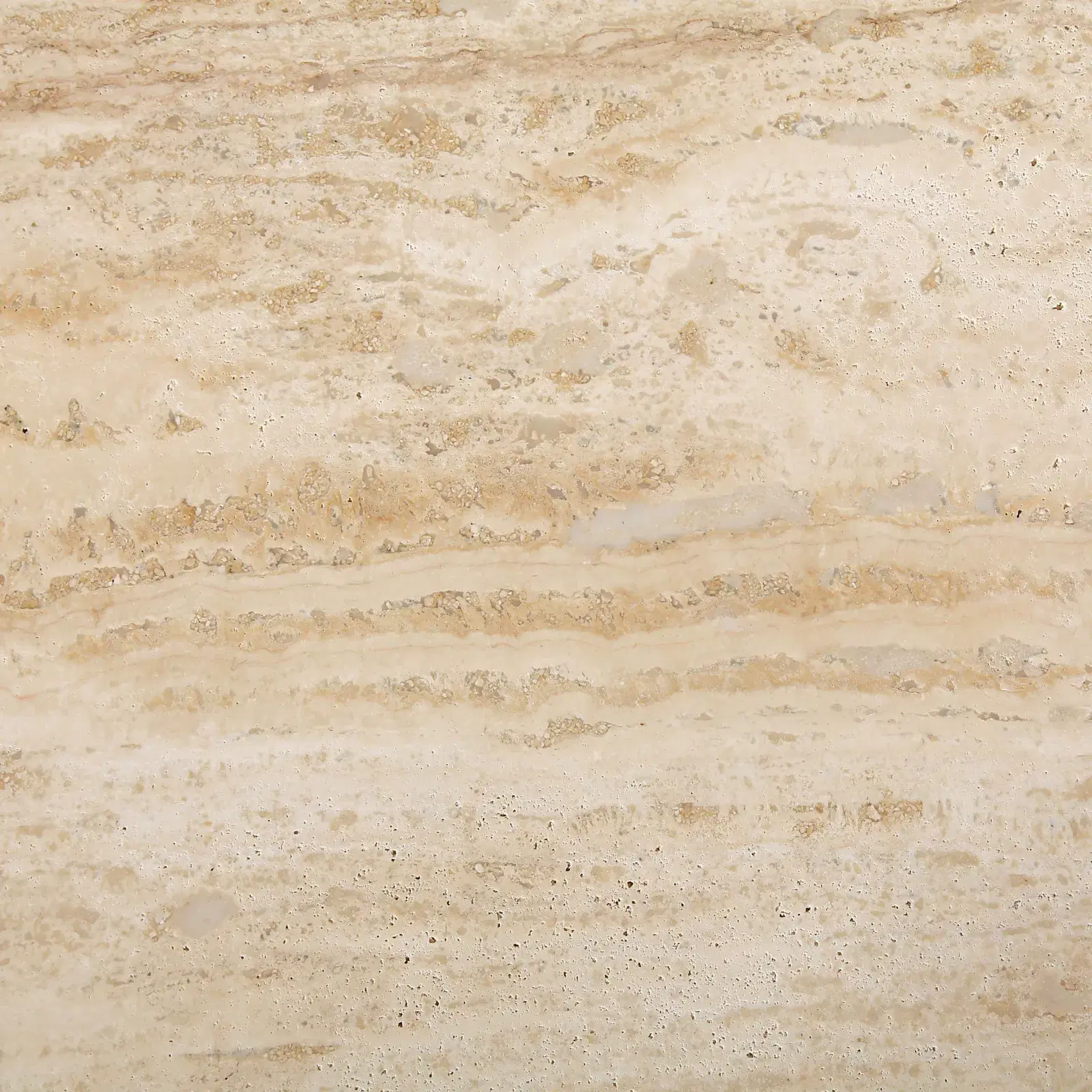 Monolith Natural Cream Travertine Dining Table