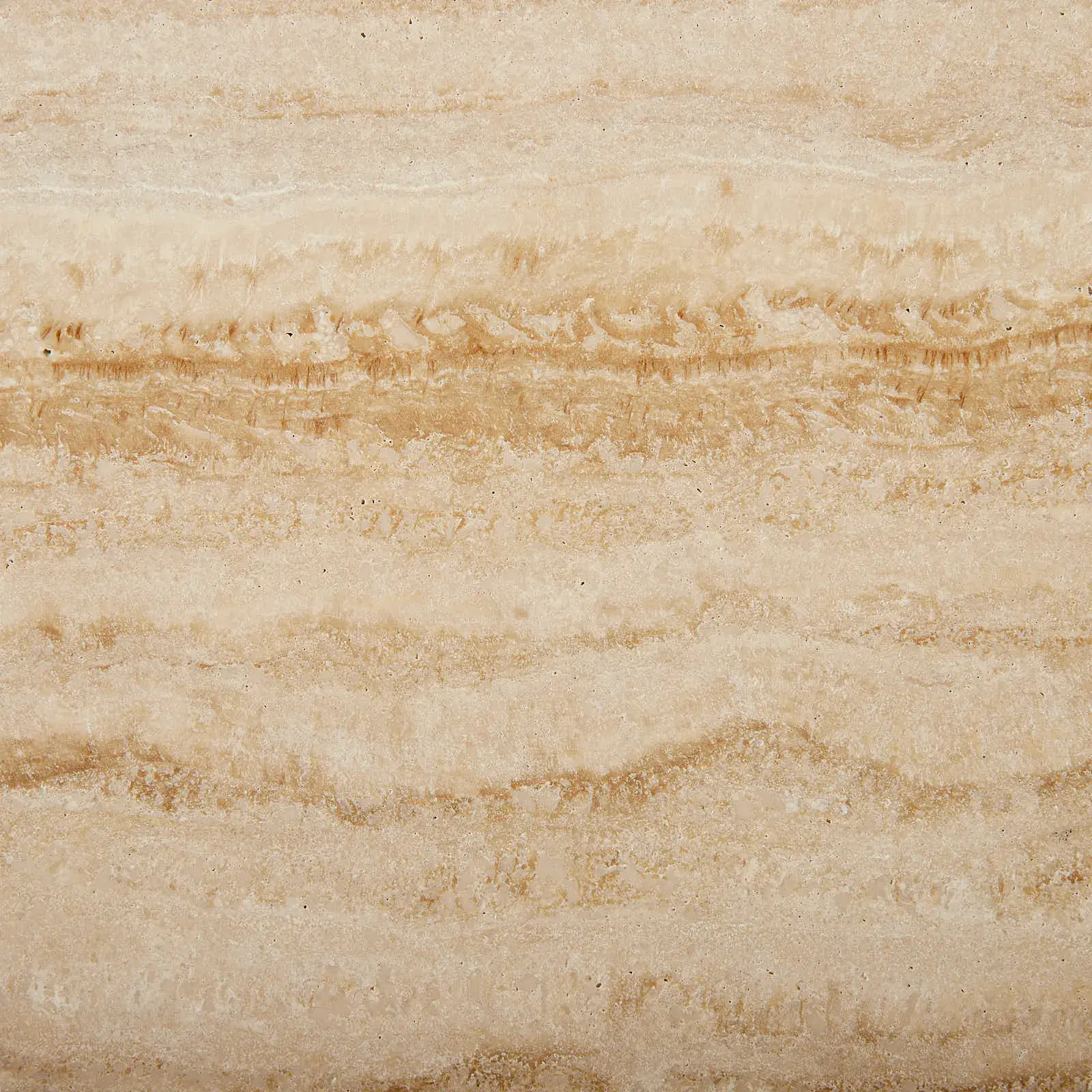Monolith Natural Cream Travertine Console Table