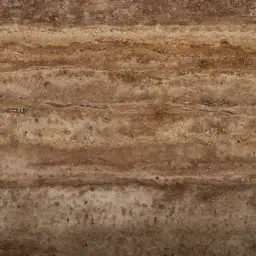 Monolith Natural Silver-Grey Travertine Console Table