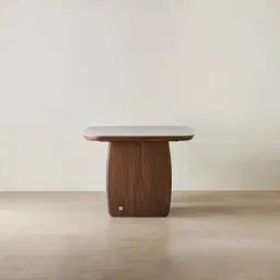 Sierra Walnut Brown Dining Table - Sintered Stone Top 200x105cm