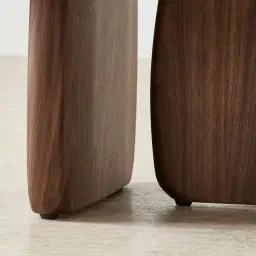 Sierra Walnut Brown Coffee Table - Sintered Stone Top