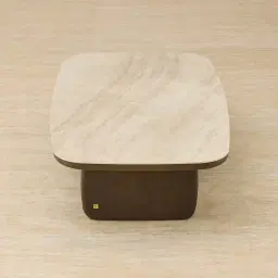 Sierra Dark Wood Coffee Table - Sintered Stone Top