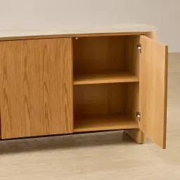 Sierra Light Wood Sideboard - Sintered Stone Top