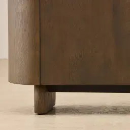 Sierra Dark Wood Sideboard - Sintered Stone Top