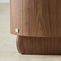 Sierra Walnut Brown Entertainment Unit - Sintered Stone Top