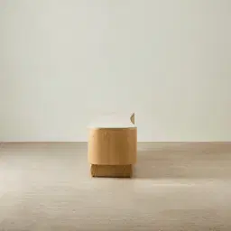 Sierra Light Wood Entertainment Unit - Sintered Stone Top