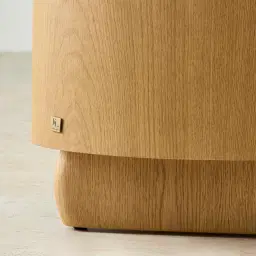 Sierra Light Wood Entertainment Unit - Sintered Stone Top