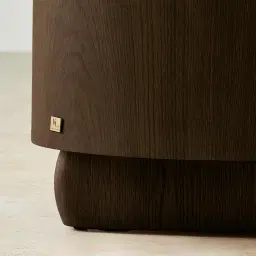 Sierra Dark Wood Entertainment Unit - Sintered Stone Top