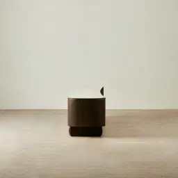 Sierra Dark Wood Entertainment Unit - Sintered Stone Top