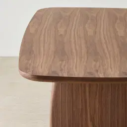 Sierra Walnut Brown Dining Table - Wooden Top 240x120cm