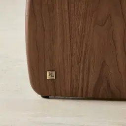 Sierra Walnut Brown Coffee Table - Wooden Top