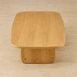 Sierra Light Wood Coffee Table - Wooden Top