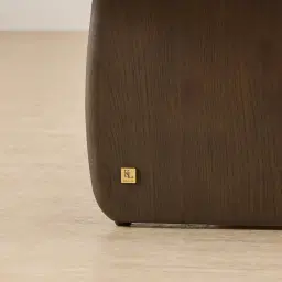 Sierra Dark Wood Coffee Table - Wooden Top