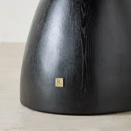 Xavier Black Wooden Rectangular Dining Table - 200x100cm