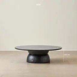 Xavier Black Wooden Coffee Table