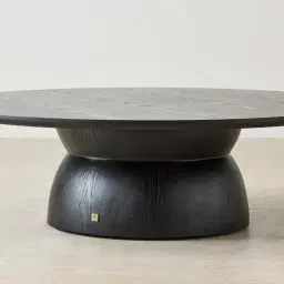 Xavier Black Wooden Coffee Table