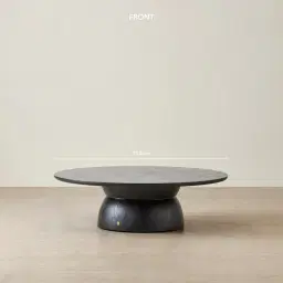 Xavier Black Wooden Coffee Table