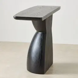 Xavier Black Wooden Console Table