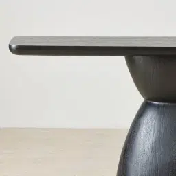 Xavier Black Wooden Console Table
