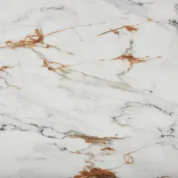 Sir Lionell II Gliding White Sintered Stone Rectangular Dining Table - Walnut Brown Wooden Legs 240x120cm